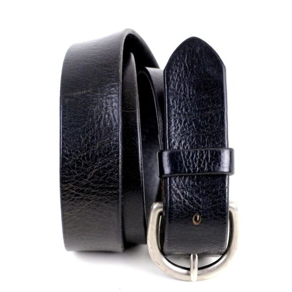 Old Navy BLACK GENUINE LEATHER 1.25"Wd CASUAL DRESS MEN'S BELT Sz 36 (13D - Picture 1 of 15